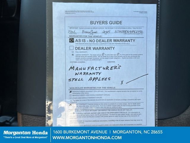 Used 2025 Ford Bronco Sport Outer Banks w/ Outer Banks Tech Package+ AWD/4WD image 28