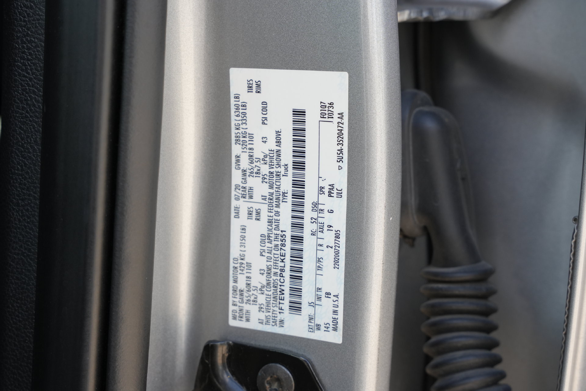 Used 2020 Ford F150 XLT w/ Equipment Group 301A Mid RWD image 30
