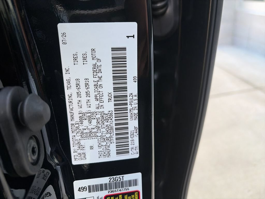 New 2026 Toyota Tundra TRD Pro AWD/4WD image 35