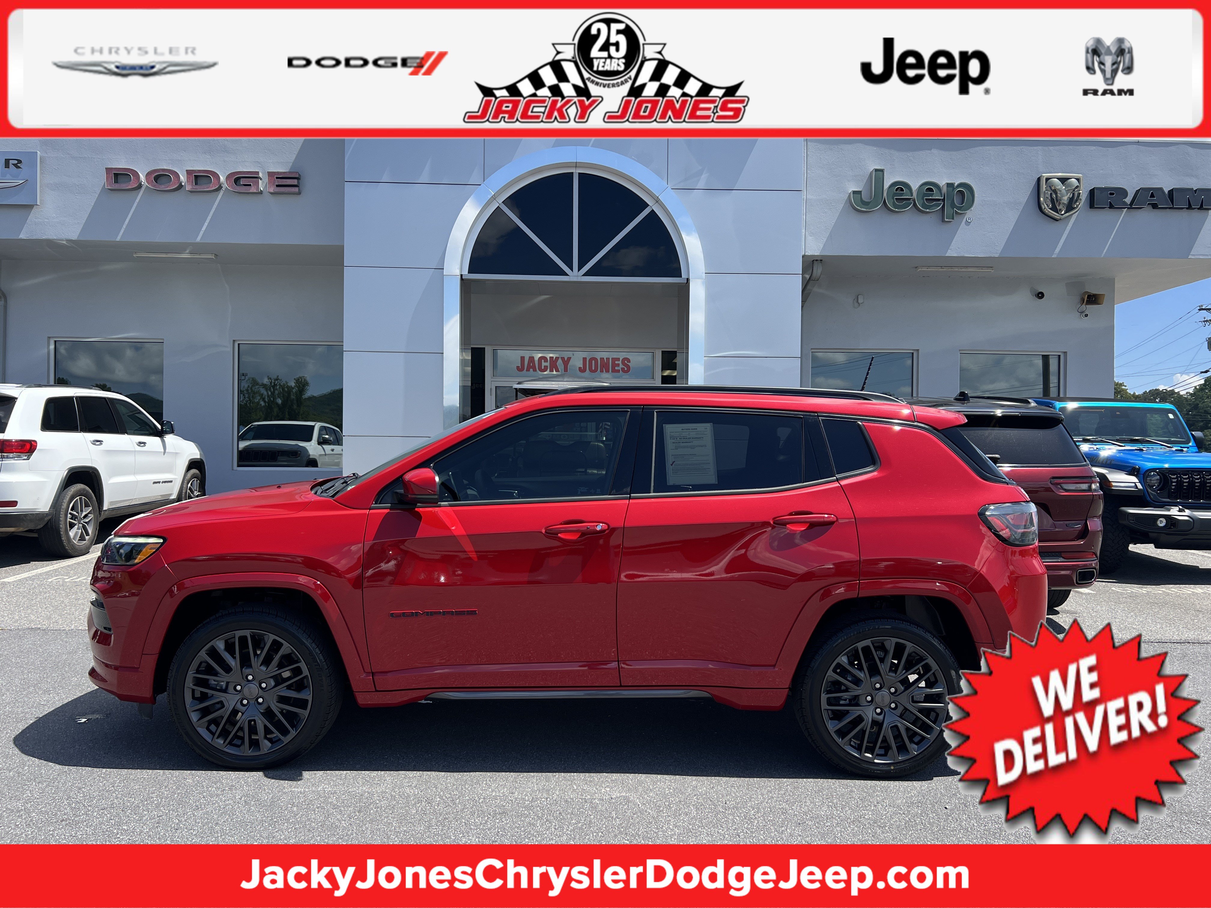 Used 2023 Jeep Compass Limited w/ Elite Group for (Red) Edition AWD/4WD image 1