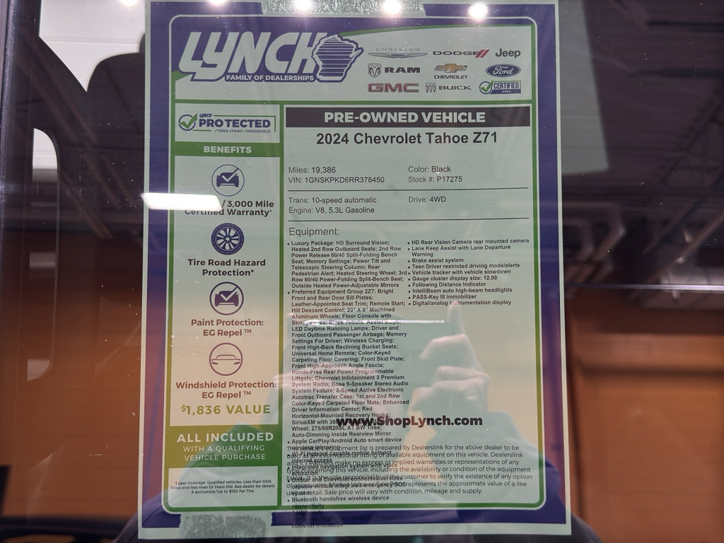 Used 2024 Chevrolet Tahoe Z71 image 41