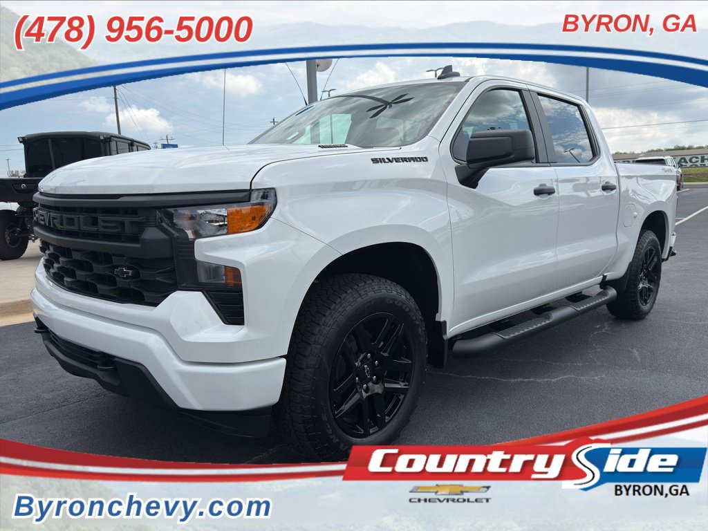 New 2026 Chevrolet Silverado 1500 Custom w/ Turbomax Blackout Package