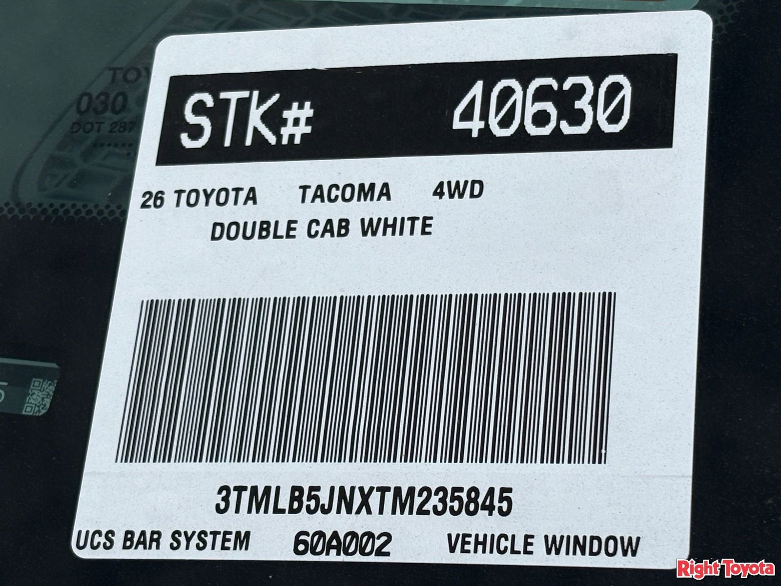 New 2026 Toyota Tacoma SR5 AWD/4WD image 26
