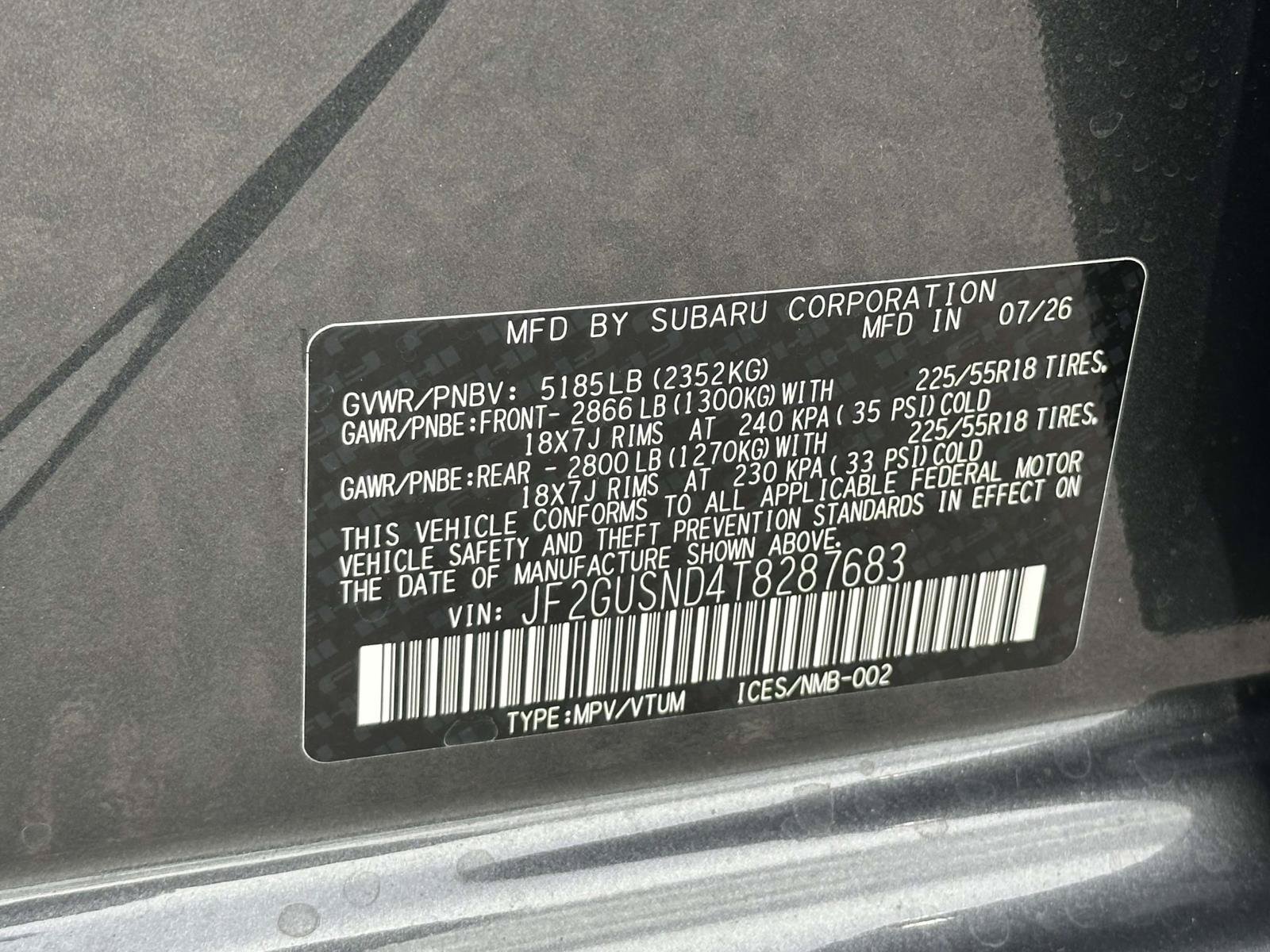 New 2026 Subaru Crosstrek 2.5i Limited AWD/4WD image 15