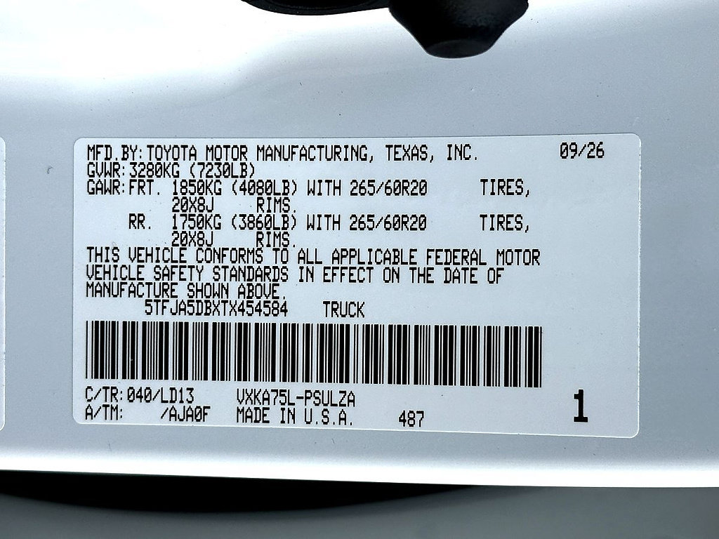 New 2026 Toyota Tundra Limited AWD/4WD image 24
