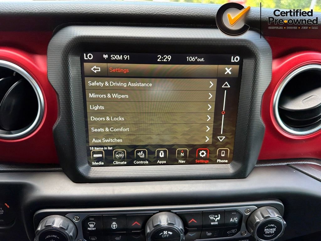 Certified 2022 Jeep Wrangler Unlimited Rubicon w/ Dual Top Group AWD/4WD image 82