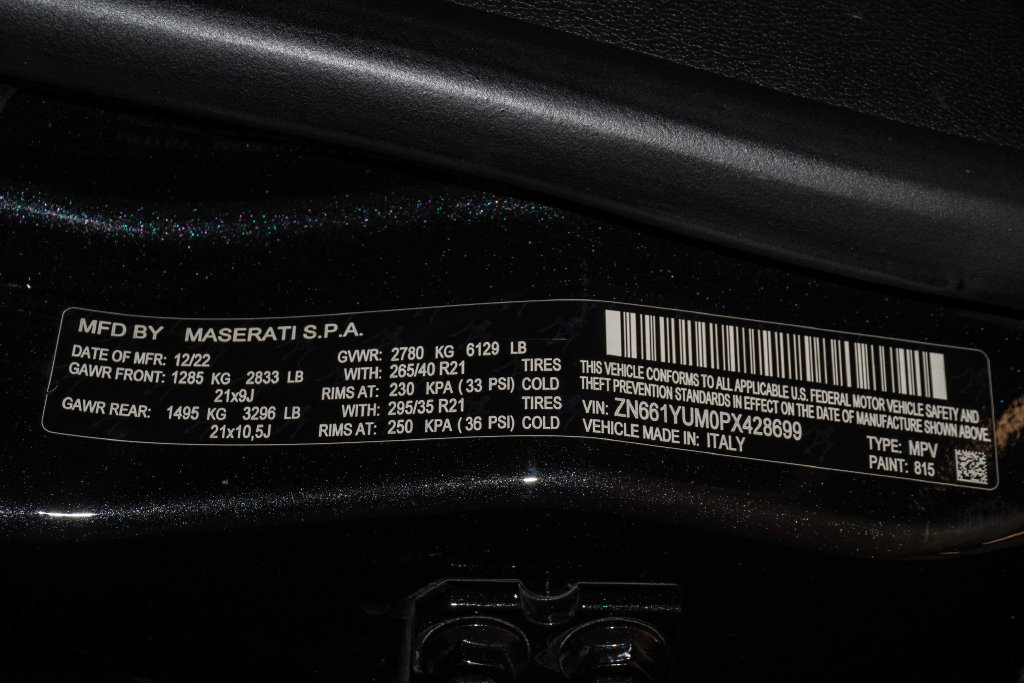 Certified 2023 Maserati Levante Modena AWD/4WD image 27