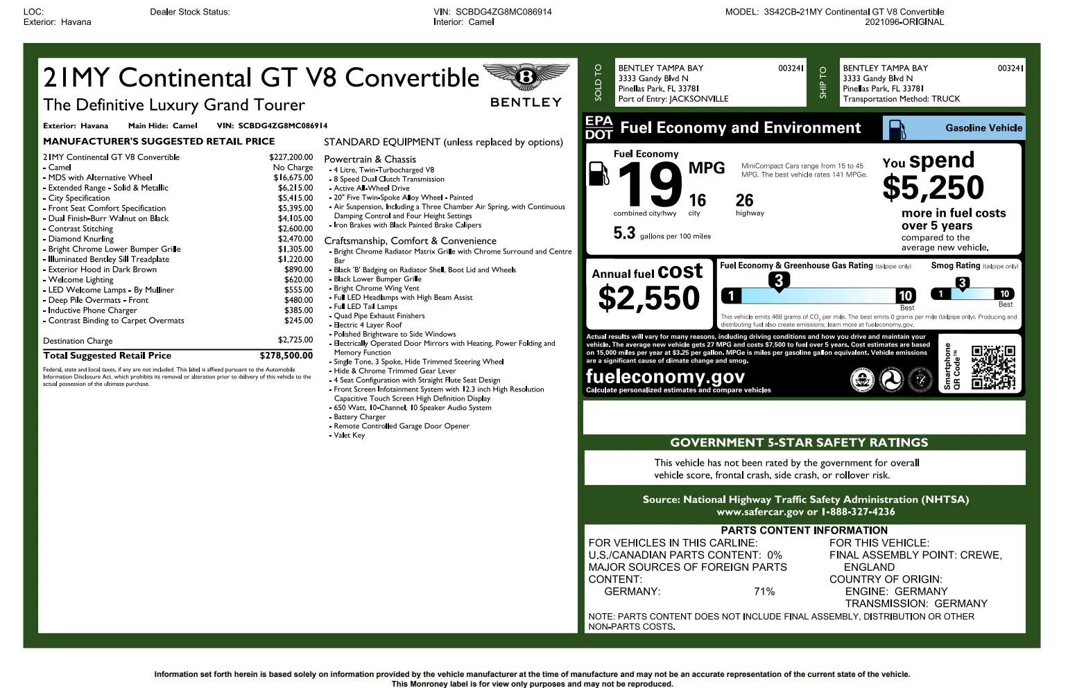 Used 2021 Bentley Continental GT image 6