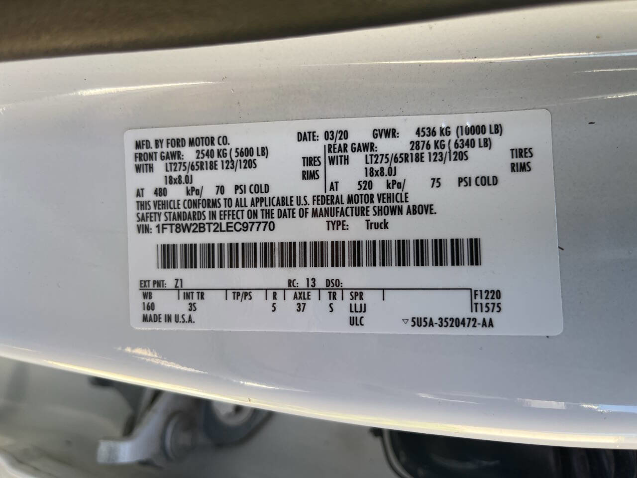 Used 2020 Ford F250 Platinum AWD/4WD image 22