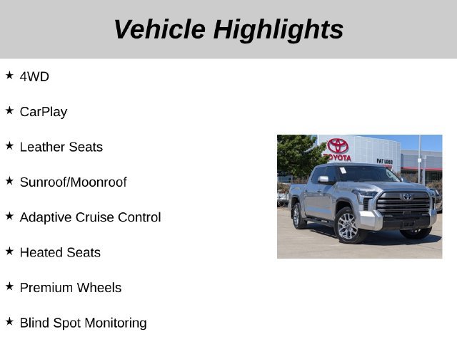 Used 2024 Toyota Tundra Limited AWD/4WD image 5