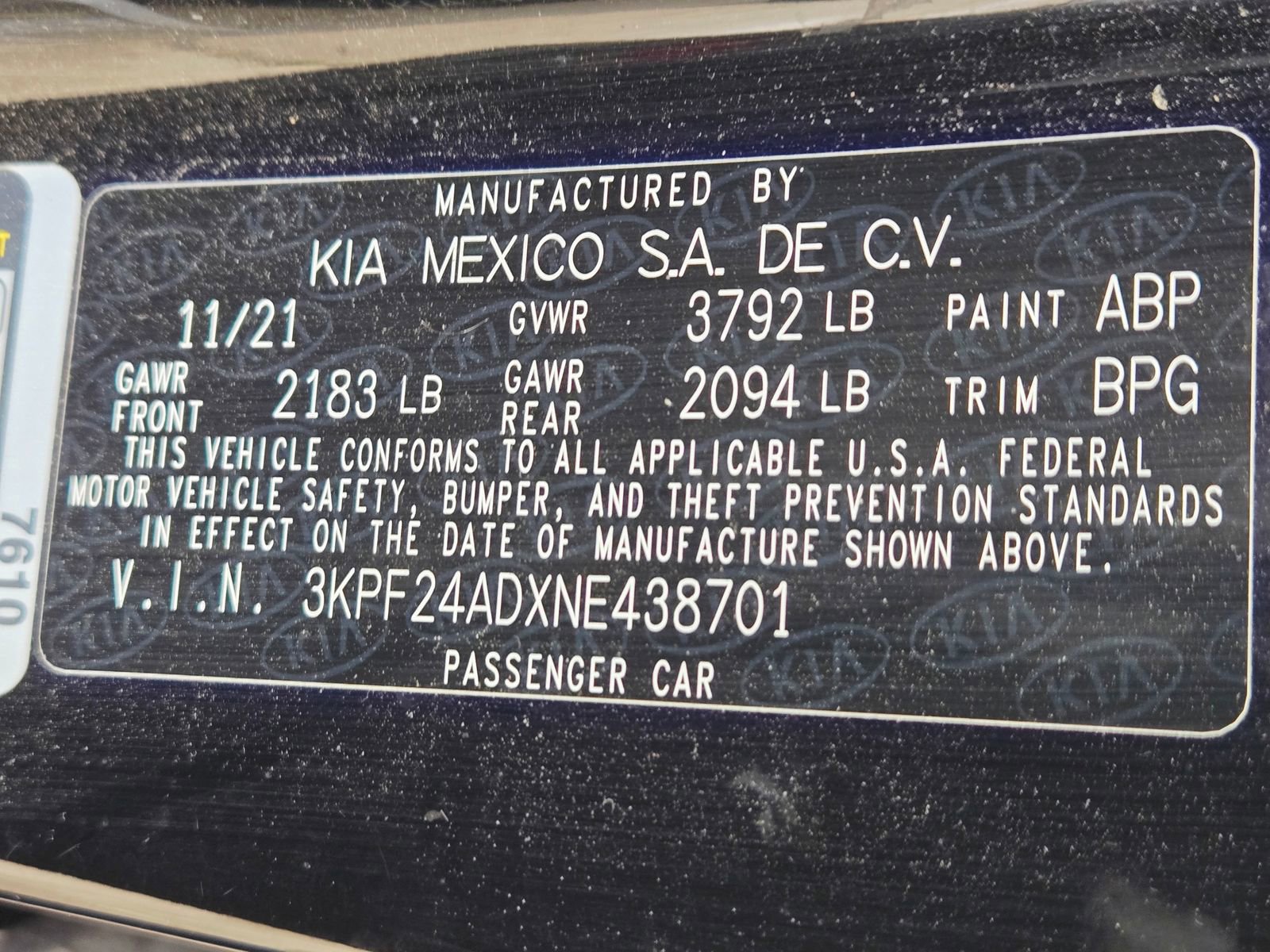 Used 2022 Kia Forte LXS w/ LXS Technology Package FWD image 10