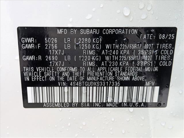 Certified 2025 Subaru Outback Wilderness AWD/4WD image 25