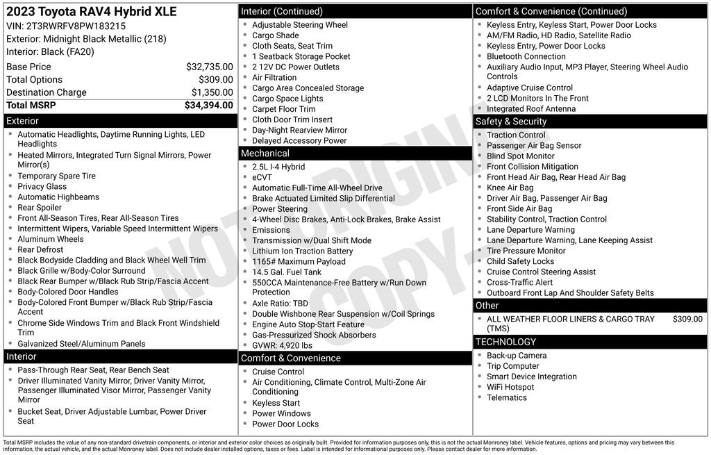Used 2023 Toyota RAV4 XLE image 34