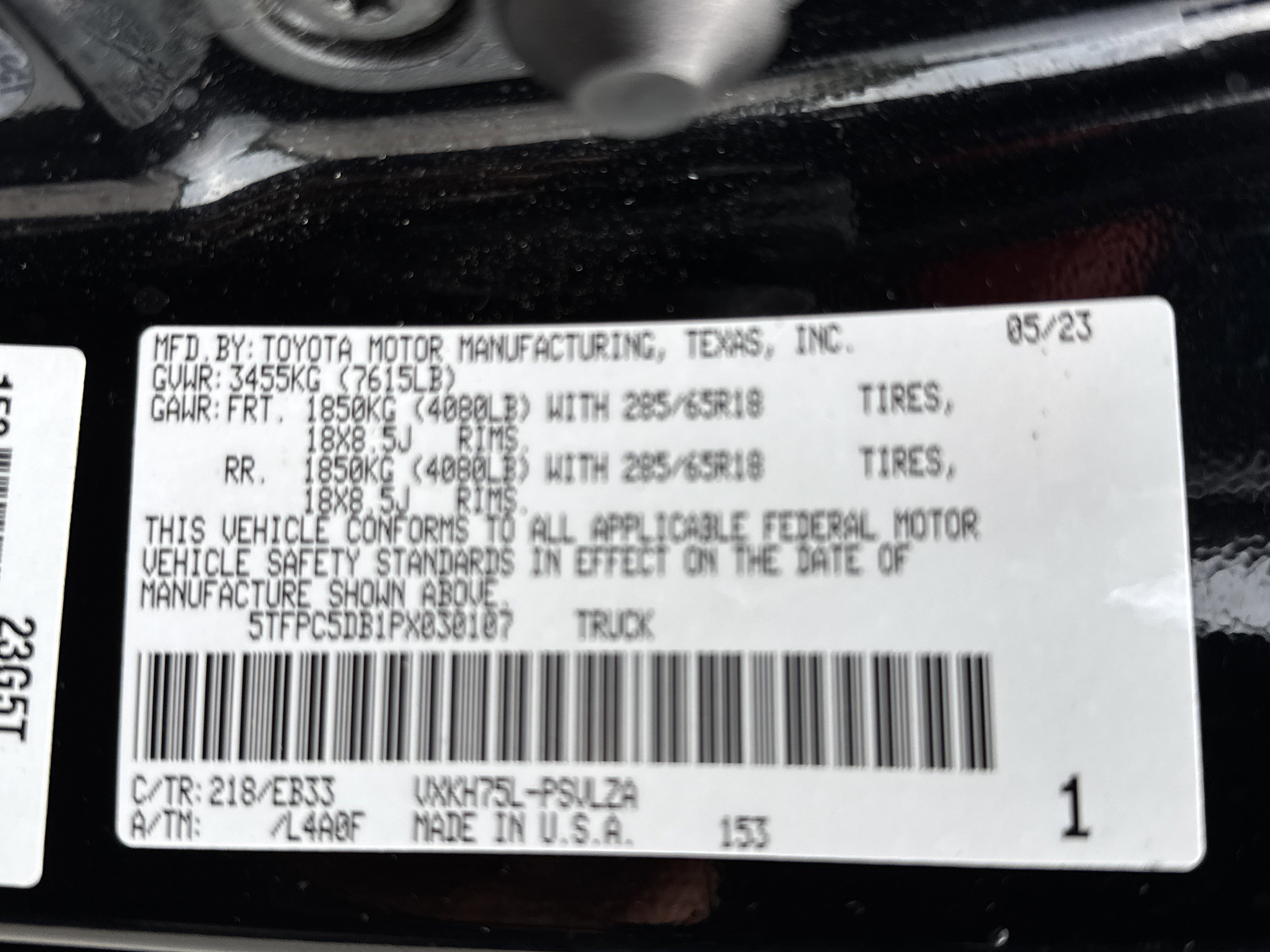 Used 2023 Toyota Tundra TRD Pro AWD/4WD image 35