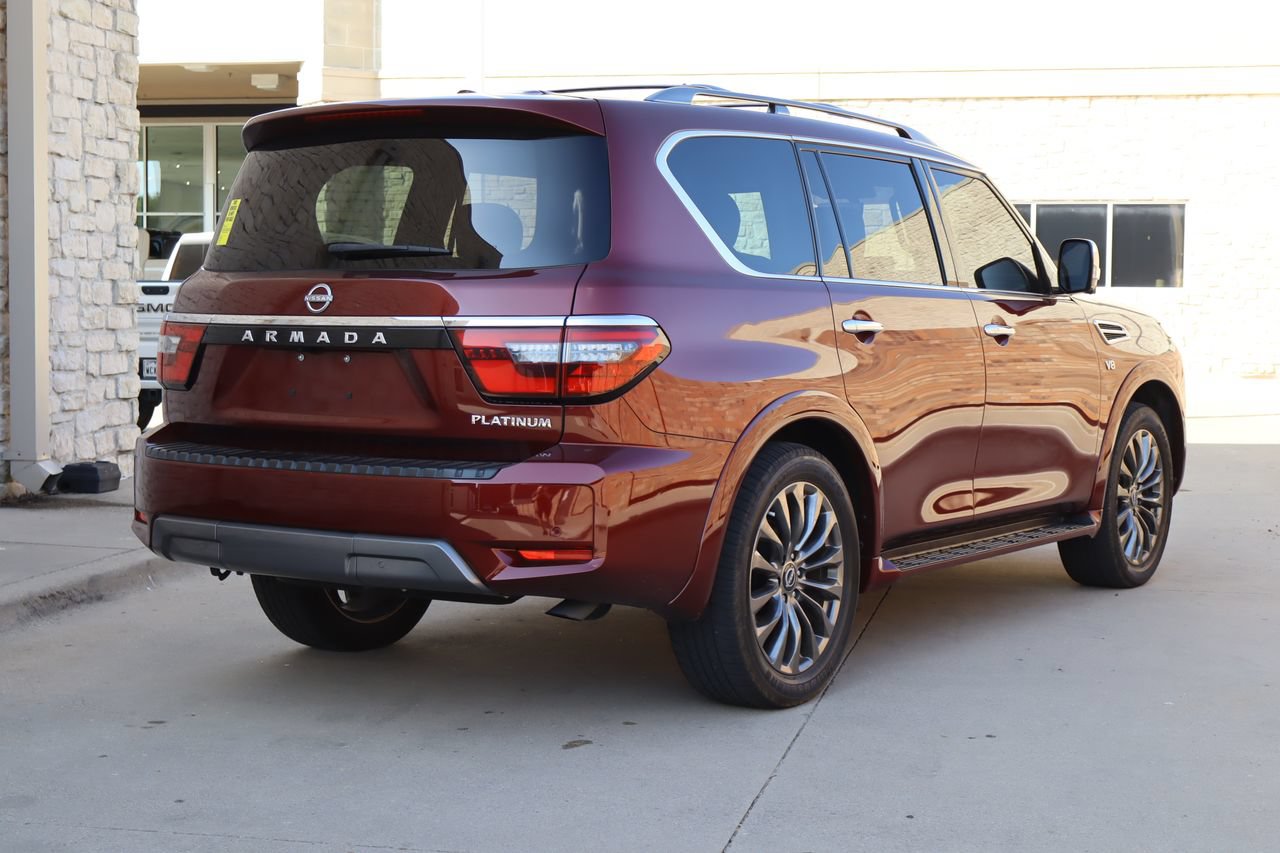 Used 2022 Nissan Armada Platinum w/ Captain's Chairs Package AWD/4WD image 3