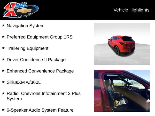 Certified 2021 Chevrolet Blazer RS w/ Enhanced Convenience Package AWD/4WD image 2