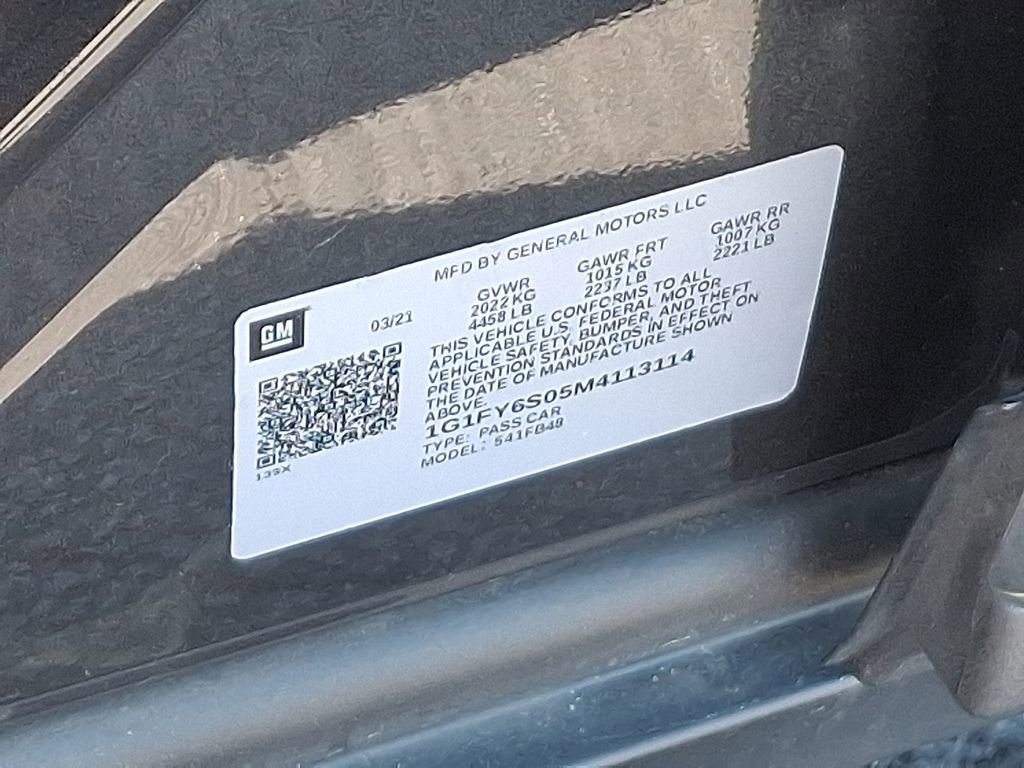 Certified 2021 Chevrolet Bolt LT image 27