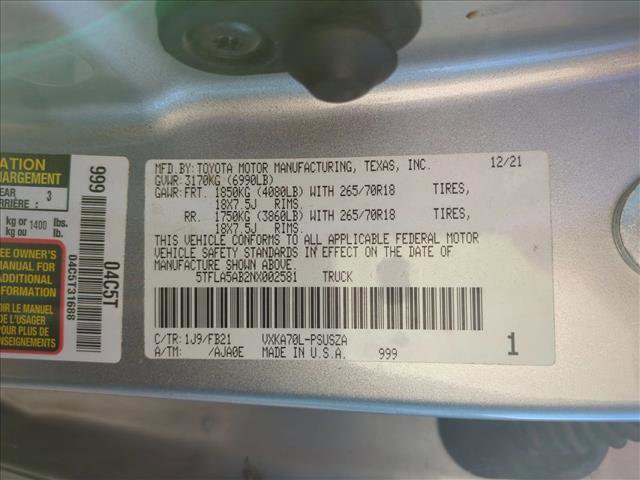 Used 2022 Toyota Tundra SR5 image 17