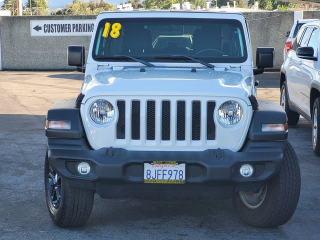 Certified 2018 Jeep Wrangler Unlimited Sport S AWD/4WD image 2