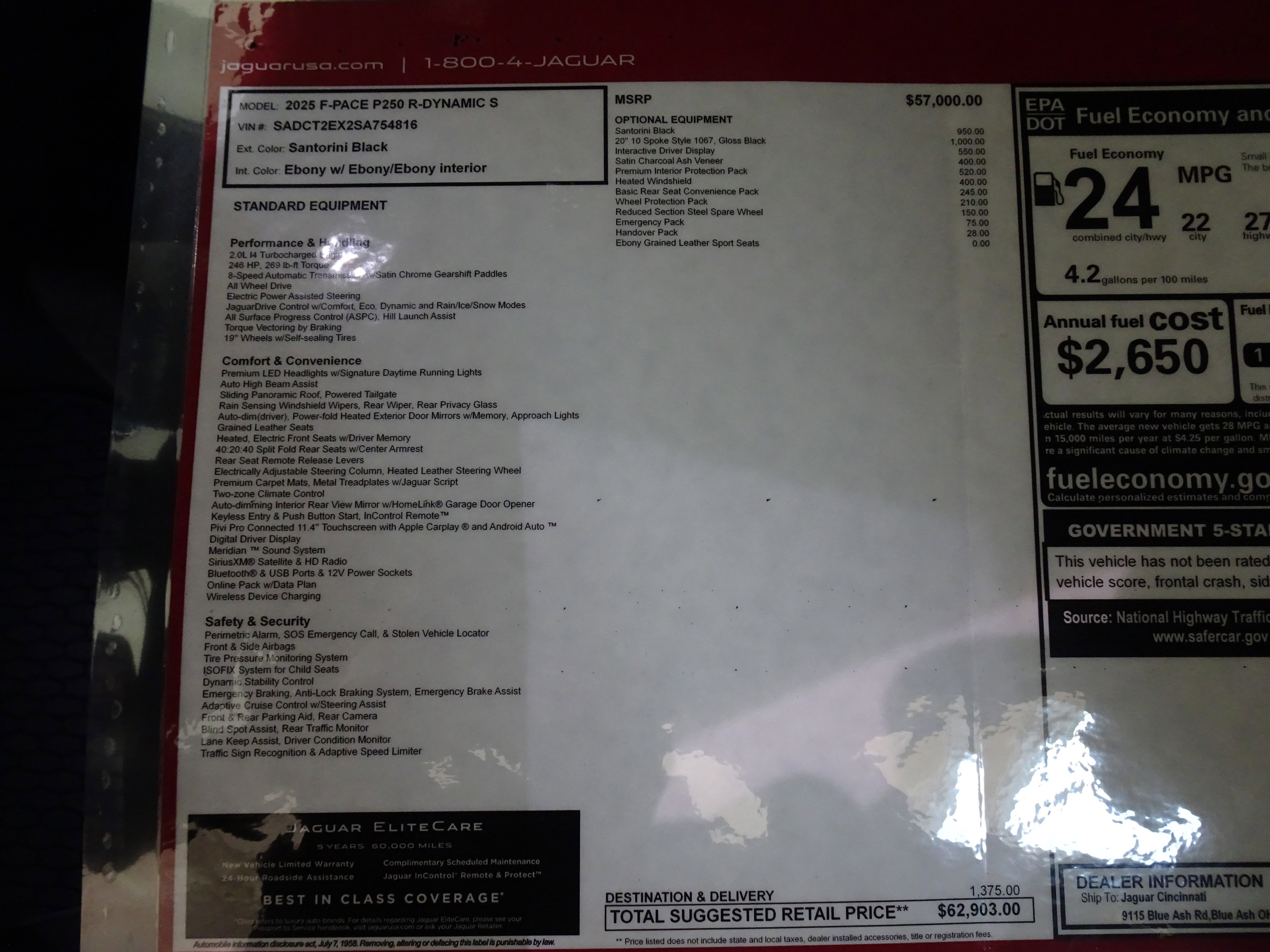 New 2025 Jaguar F-PACE R-Dynamic S image 4