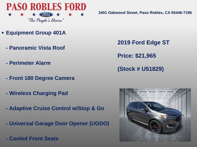 Used 2019 Ford Edge ST w/ Equipment Group 401A AWD/4WD image 5