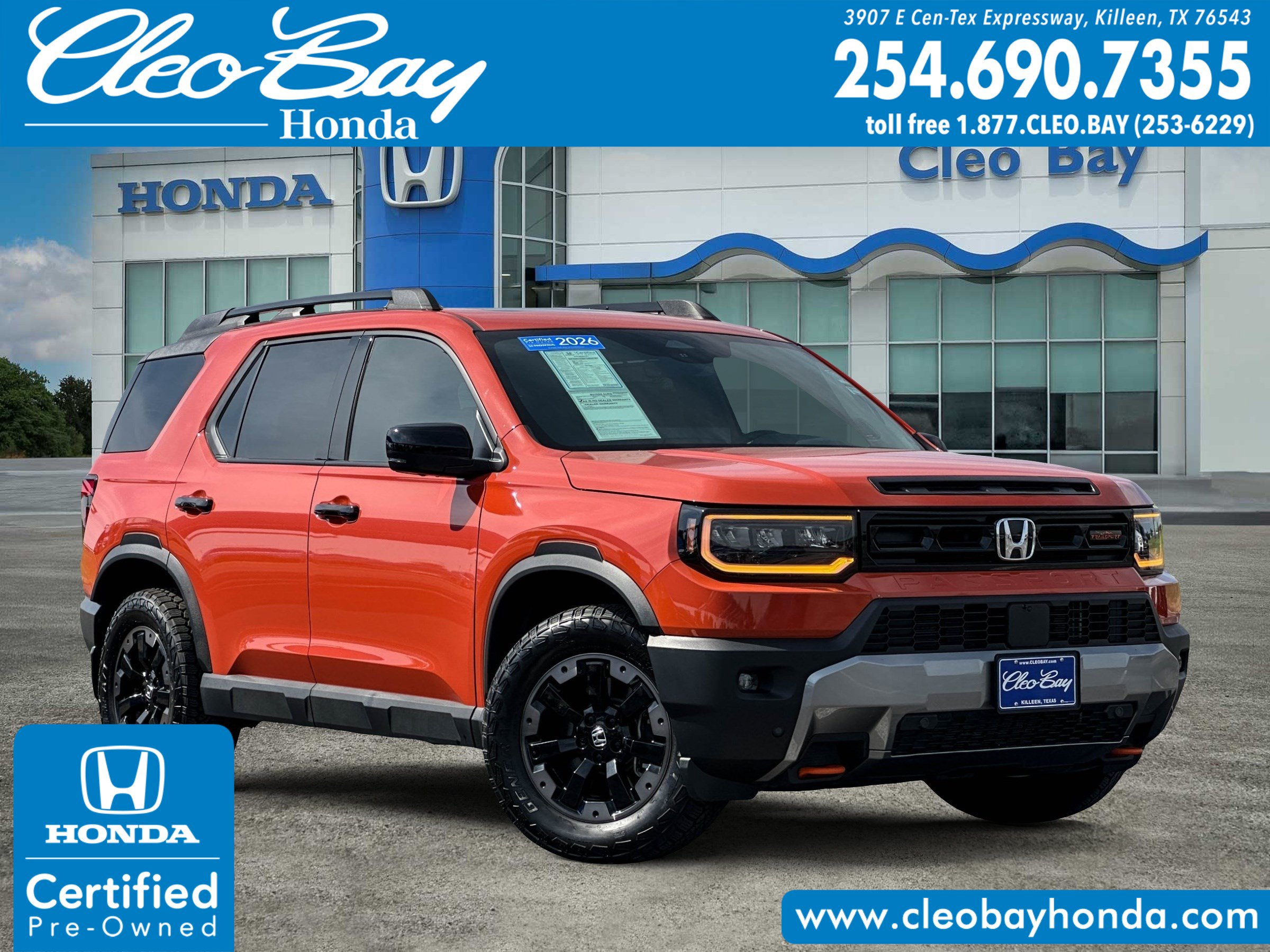 Certified 2026 Honda Passport TrailSport Elite