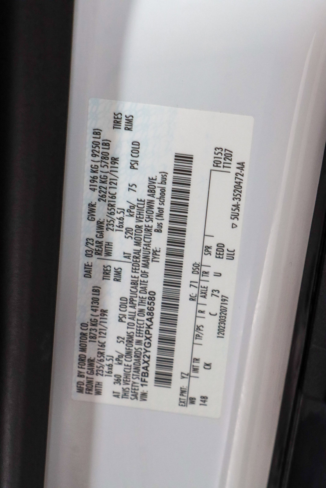 Used 2023 Ford Transit 350 XLT image 31