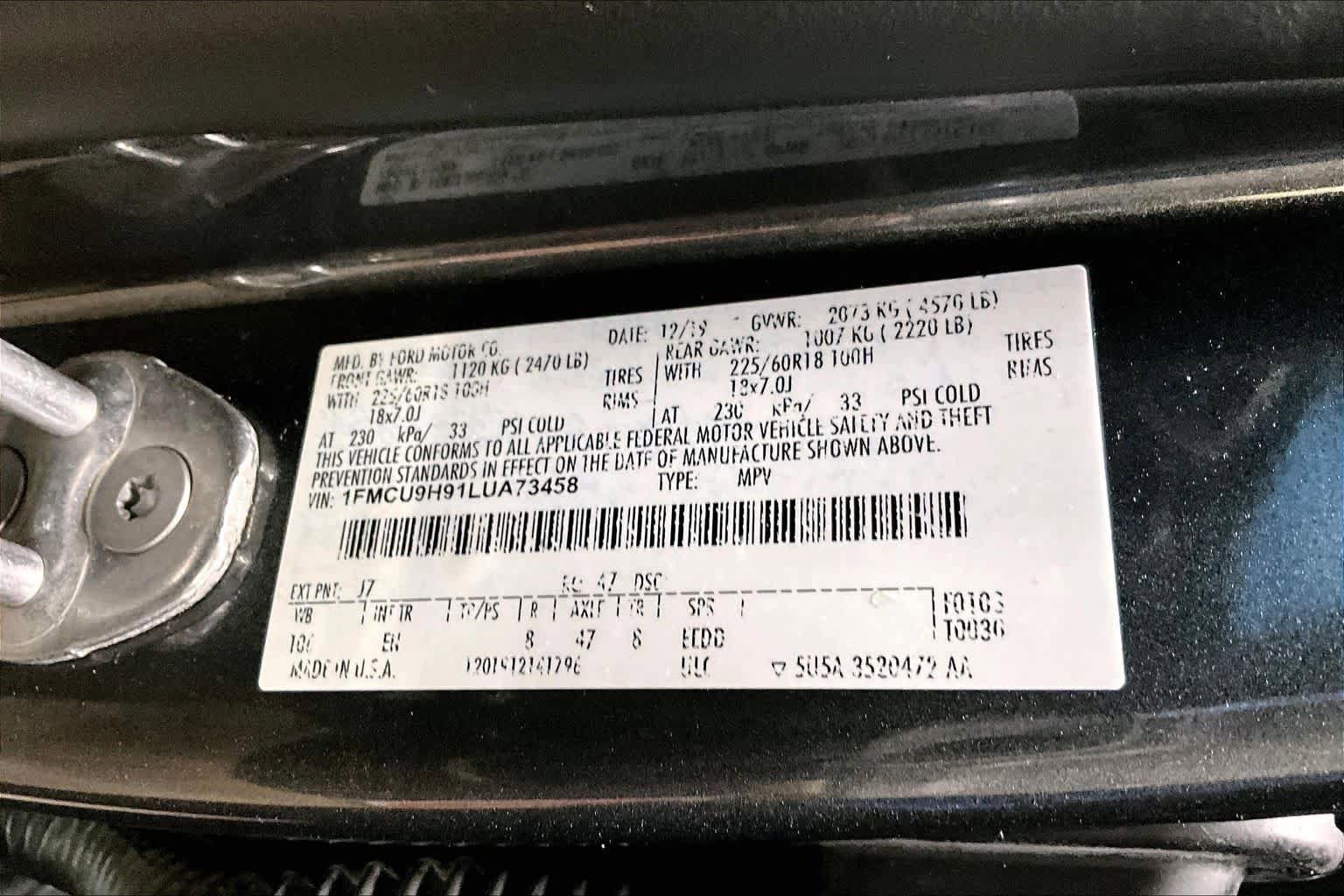 Used 2020 Ford Escape SEL image 34