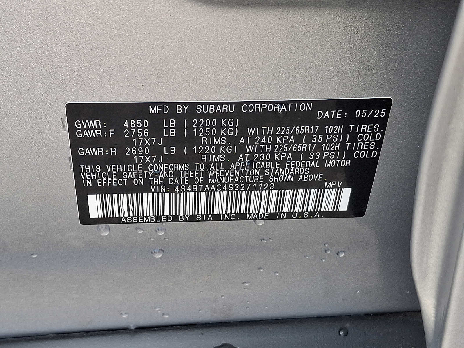 Used 2025 Subaru Outback AWD/4WD image 25
