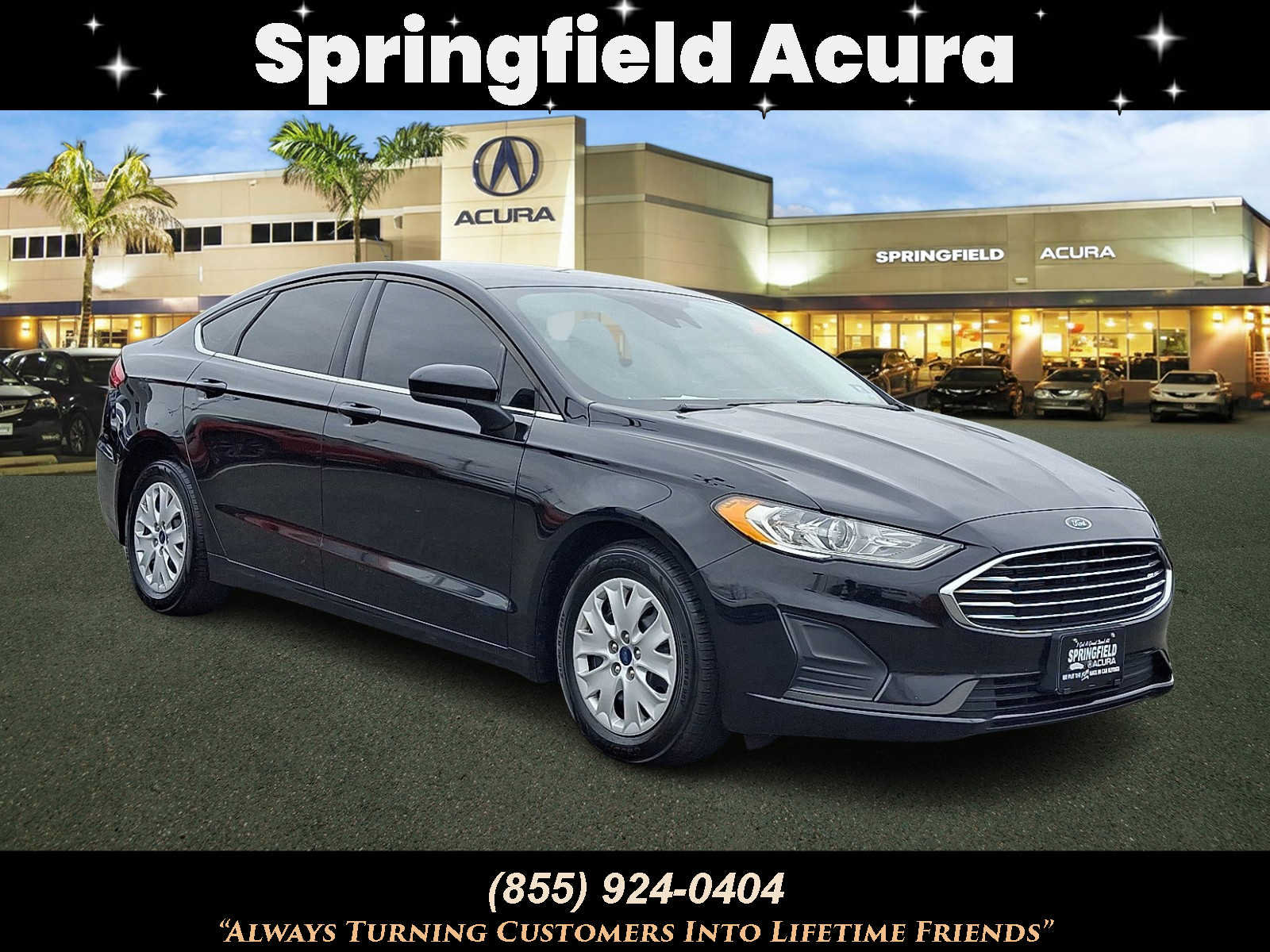 Used 2019 Ford Fusion S FWD image 1