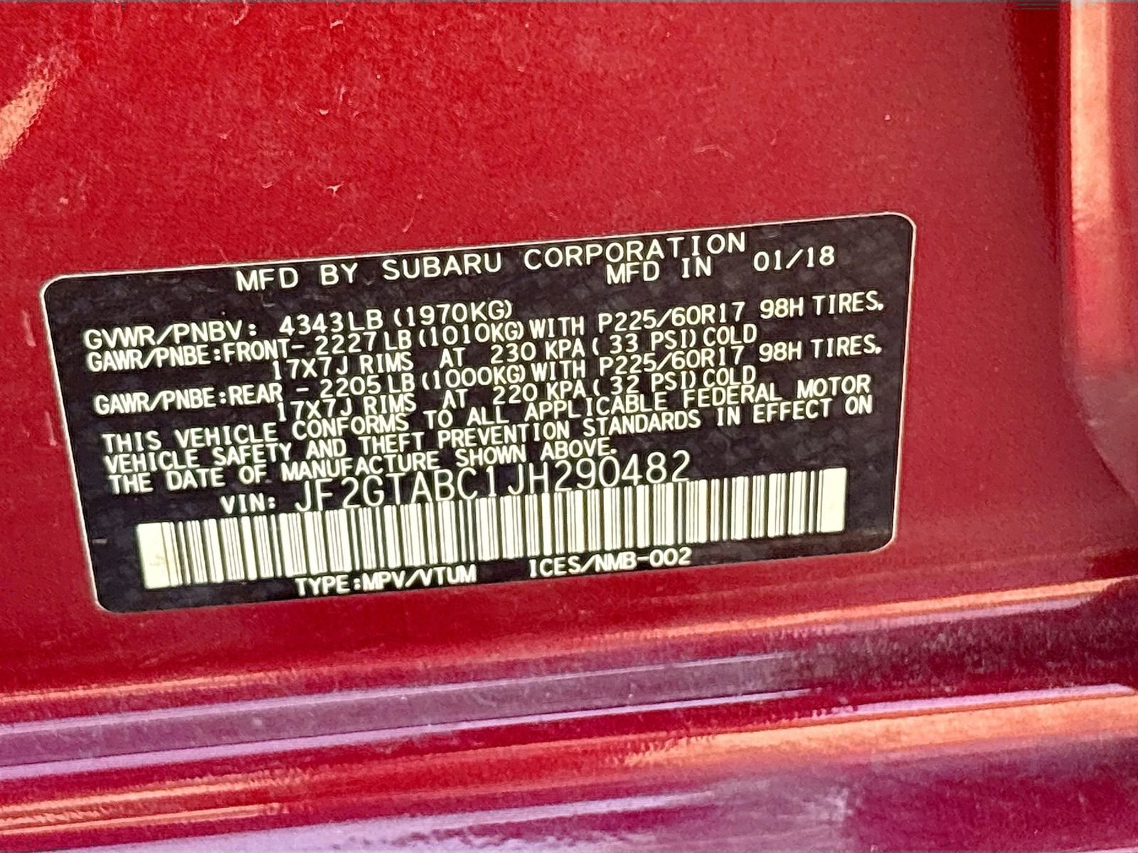 Used 2018 Subaru Crosstrek 2.0i Premium w/ Popular Package #2 image 29