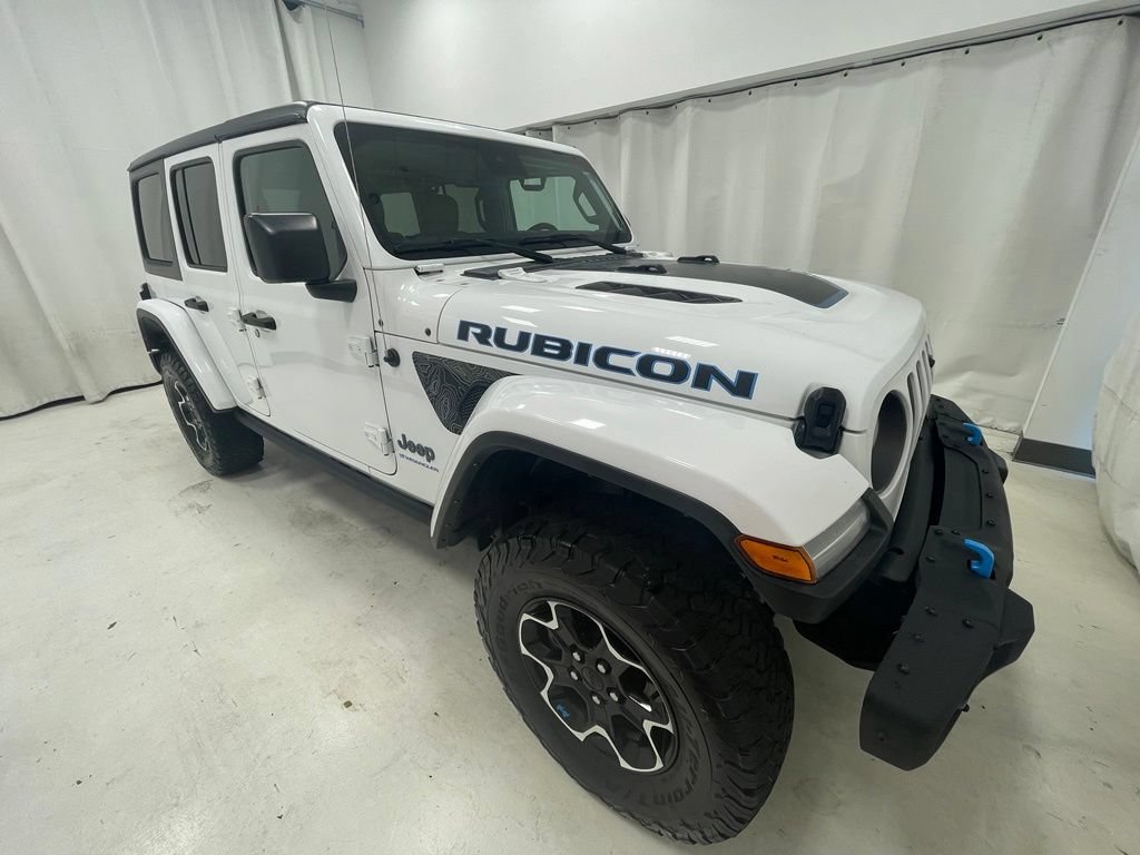 Used 2023 Jeep Wrangler Unlimited Rubicon 4xe w/ Steel Bumper Group AWD/4WD image 3