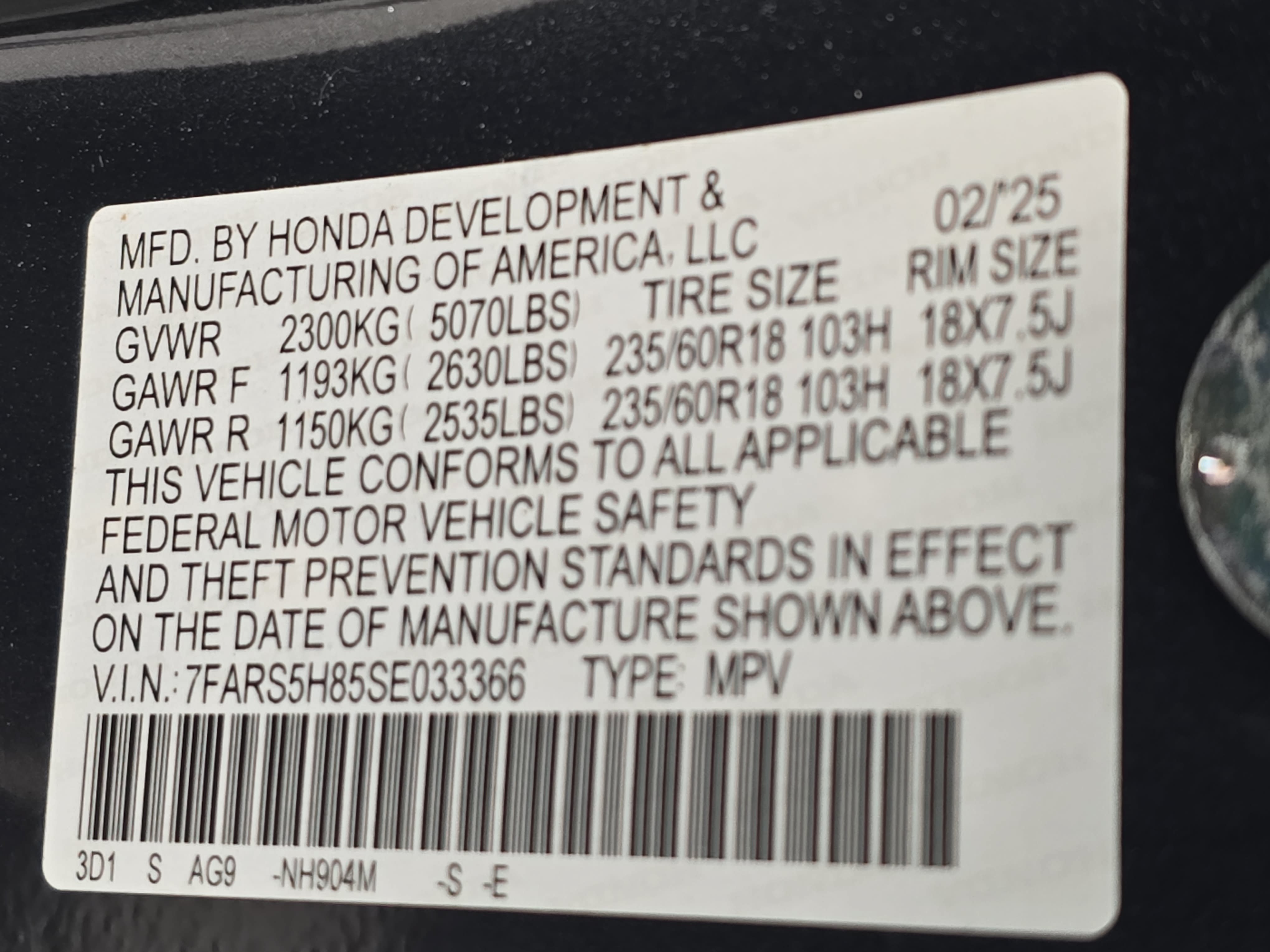 Certified 2025 Honda CR-V Sport-L image 36