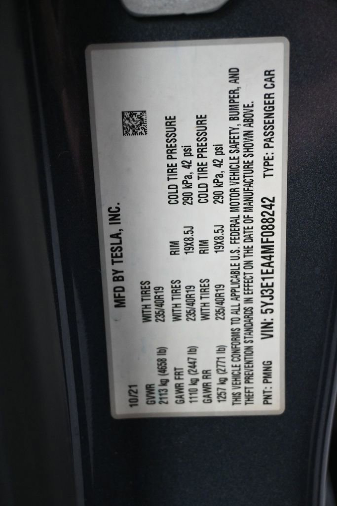 Used 2021 Tesla Model 3 Standard Range Plus RWD image 13