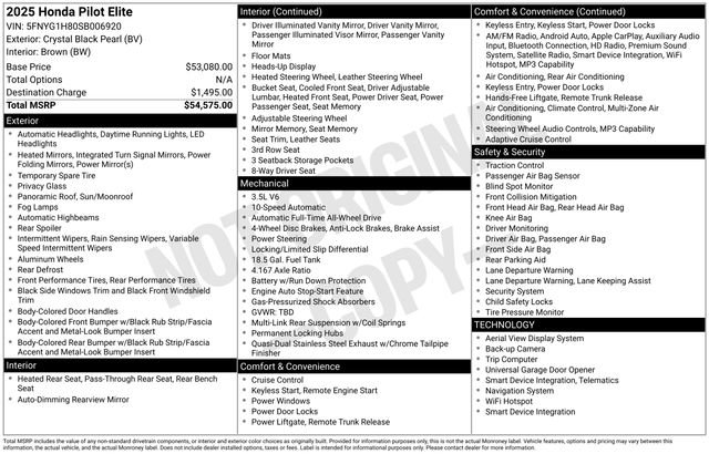 Used 2025 Honda Pilot Elite image 24