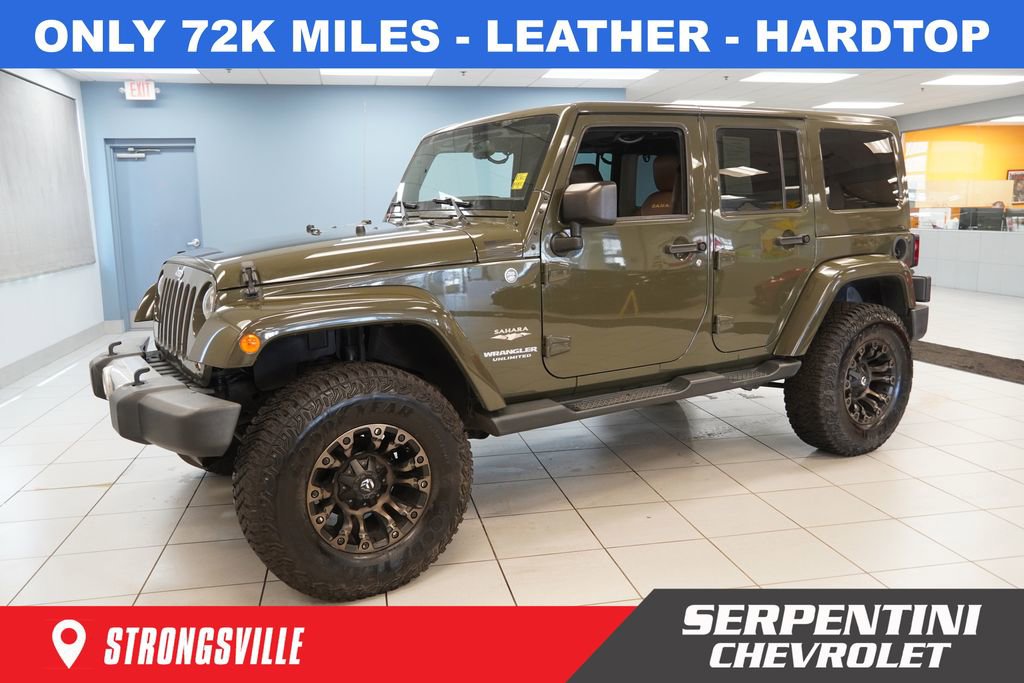 Used 2015 Jeep Wrangler Unlimited Sahara w/ Dual Top Group