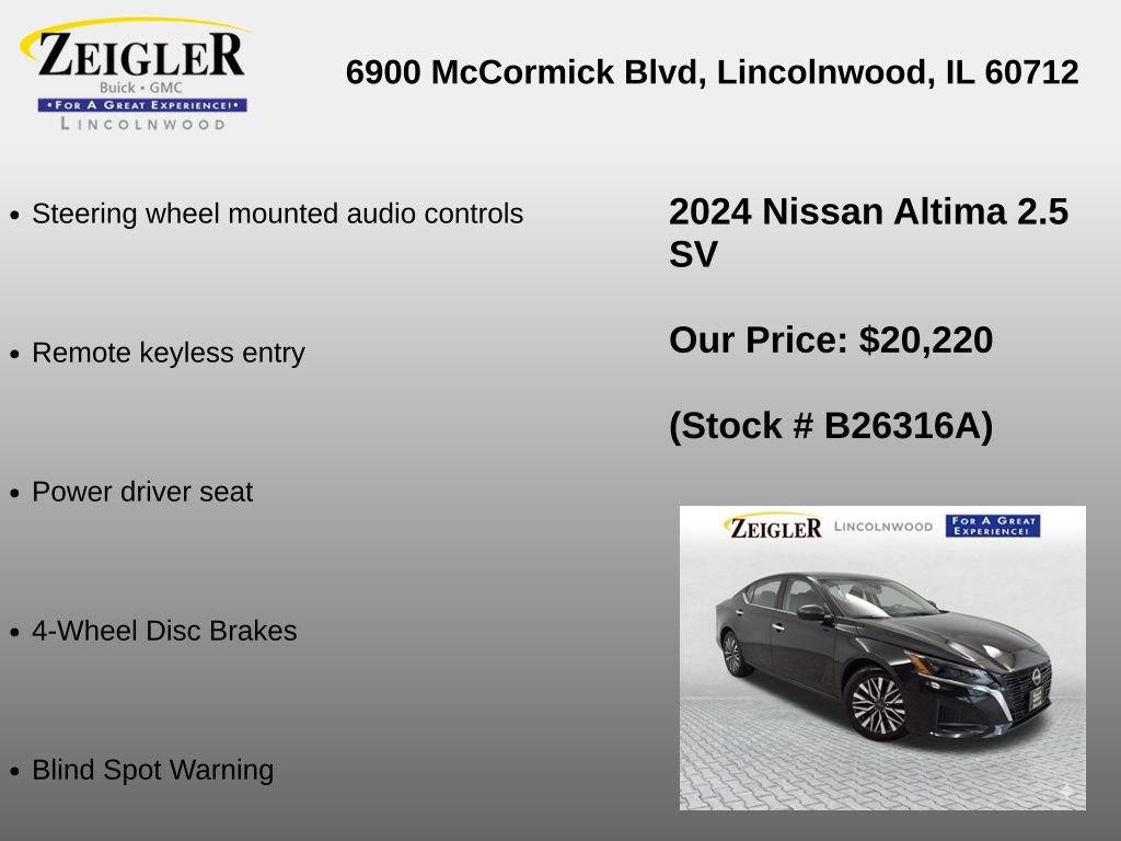 Used 2024 Nissan Altima 2.5 SV FWD image 6