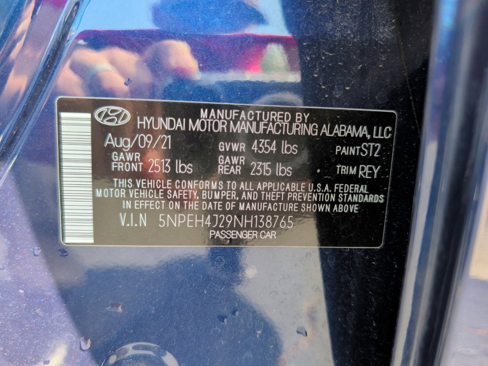 Certified 2022 Hyundai Sonata Limited w/ Cargo Package FWD image 35