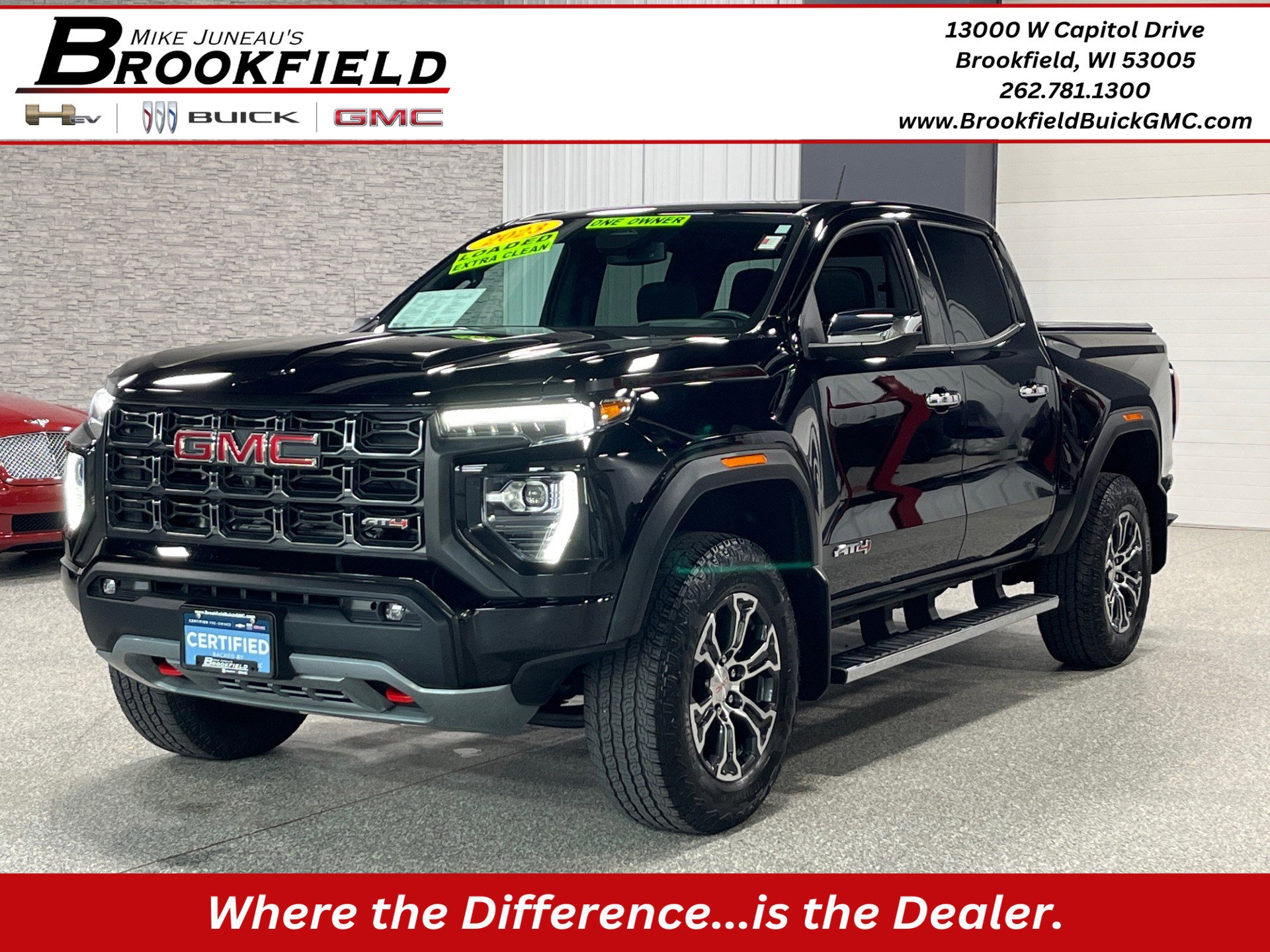 Certified 2023 GMC Canyon AT4 w/ LPO, Sports Bar Package