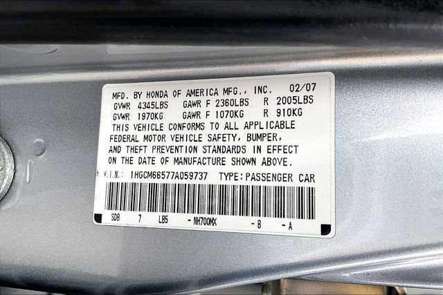 Used 2007 Honda Accord EX-L image 13