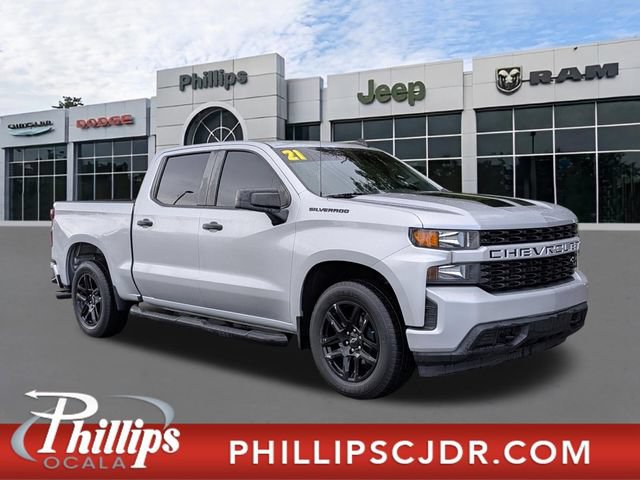 Used 2021 Chevrolet Silverado 1500 Custom w/ Rally Edition RWD image 1