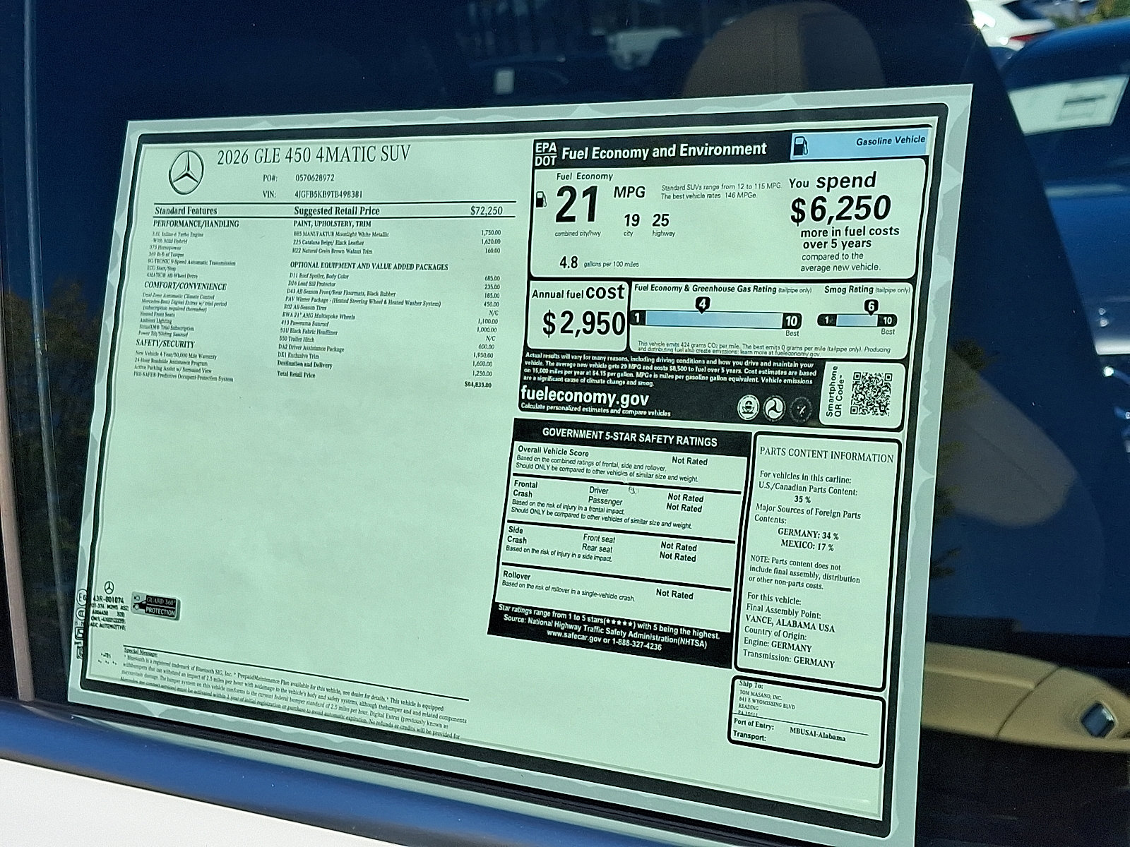 New 2026 Mercedes-Benz GLE 450 4MATIC image 20