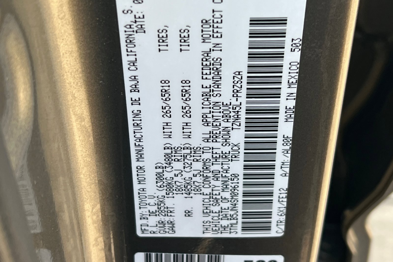 Certified 2025 Toyota Tacoma TRD Sport image 24