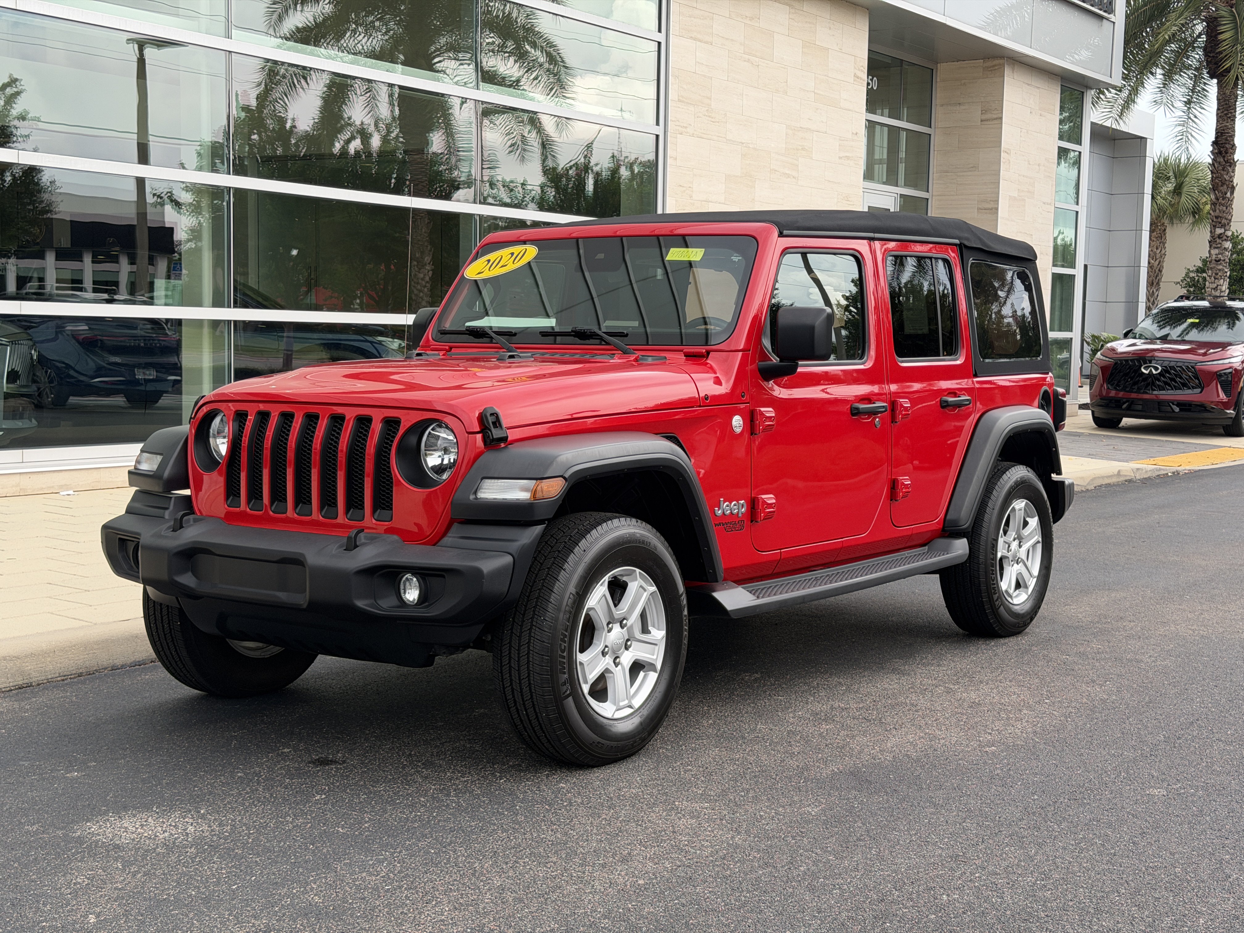 Used 2020 Jeep Wrangler Unlimited Sport S AWD/4WD image 3