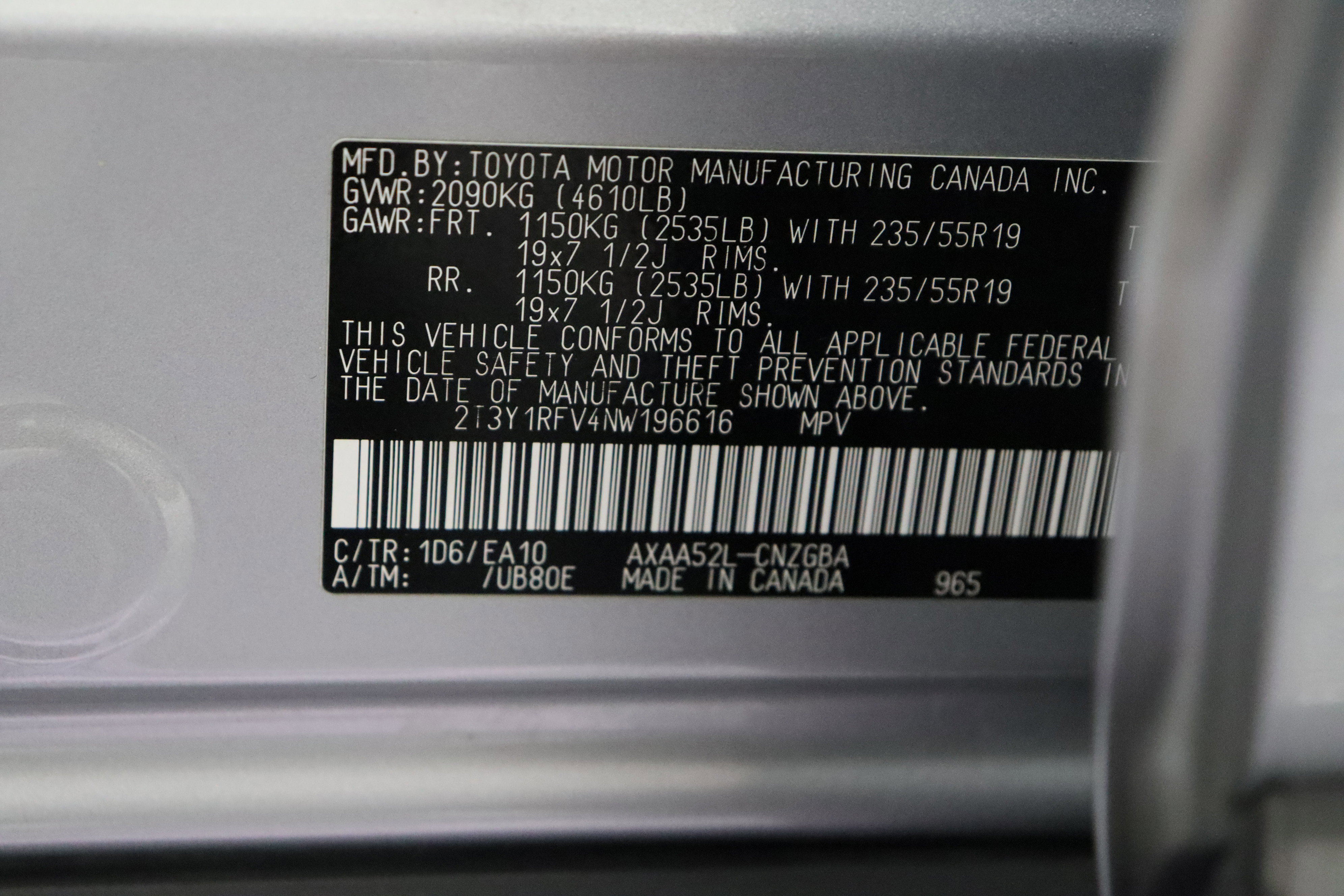 Certified 2022 Toyota RAV4 Limited FWD image 43