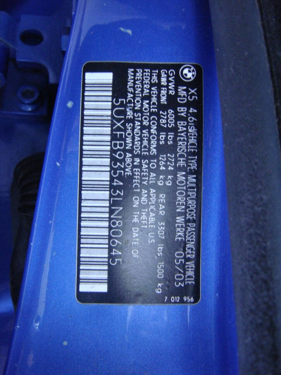 Used 2003 BMW X5 4.6is image 18