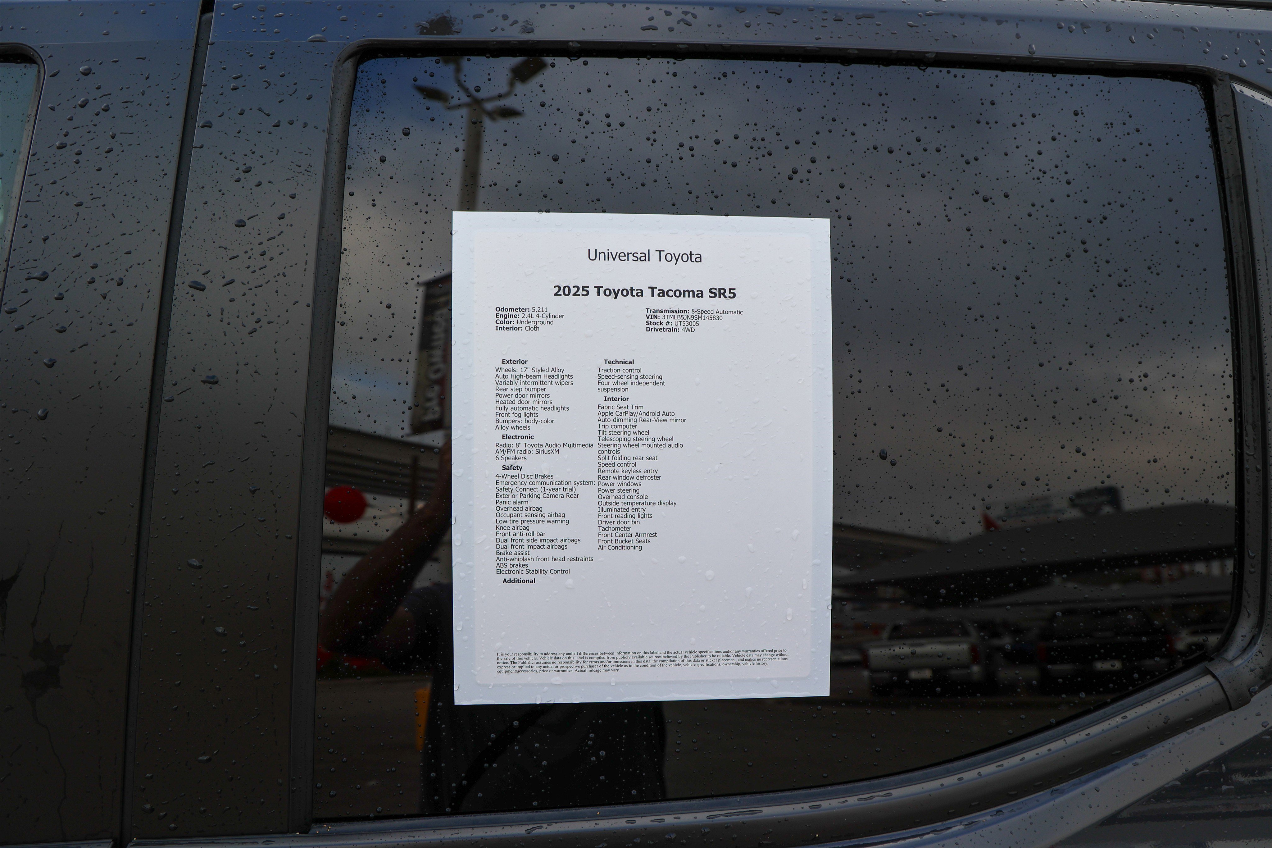 Certified 2025 Toyota Tacoma SR5 w/ SR5 Upgrade Package AWD/4WD image 46