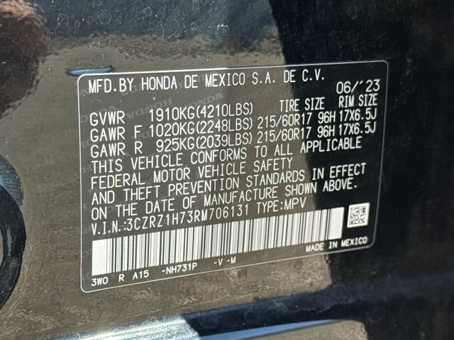 Used 2024 Honda HR-V EX-L image 17