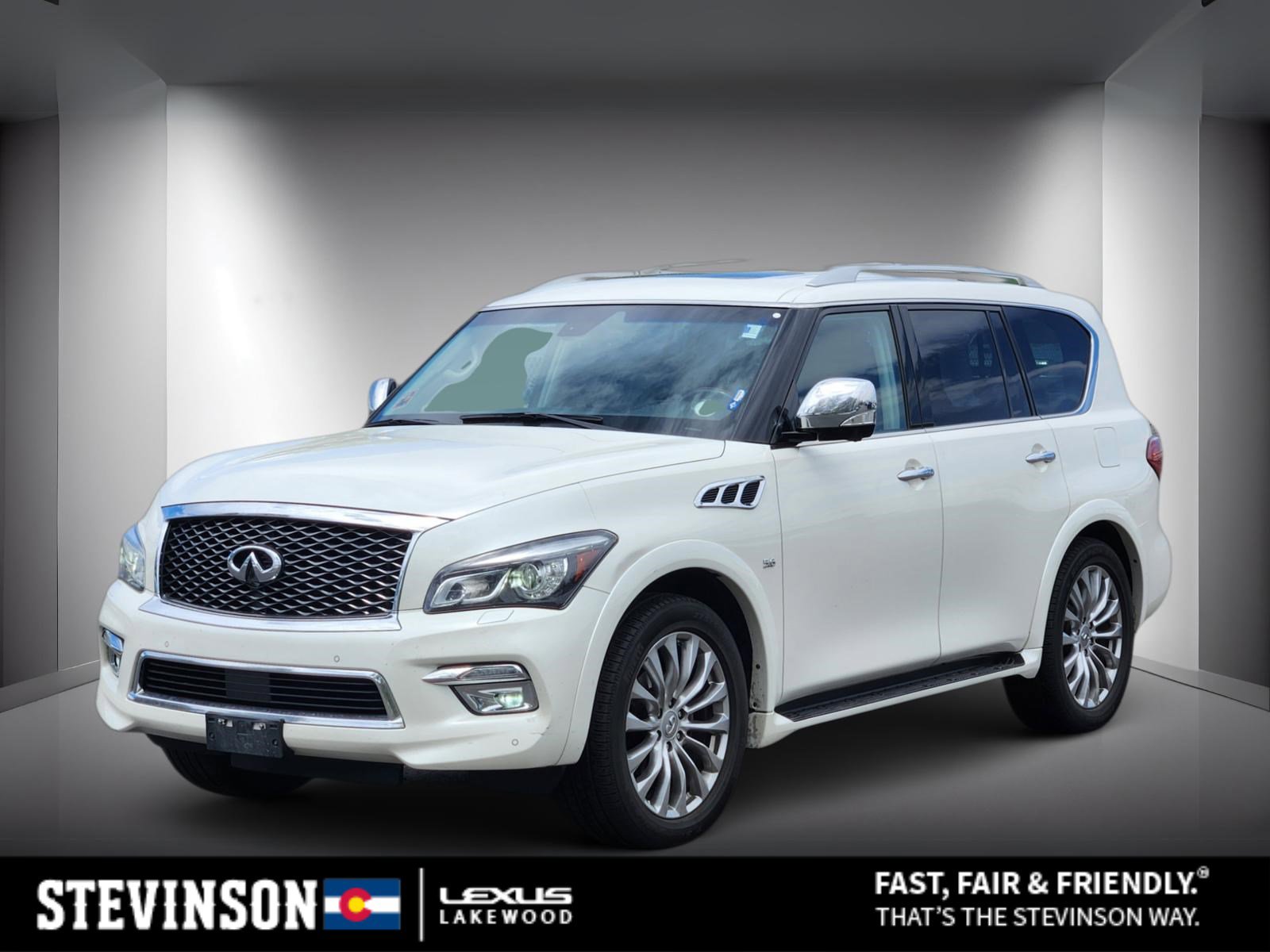Used 2016 INFINITI QX80 4WD w/ Deluxe Technology Package