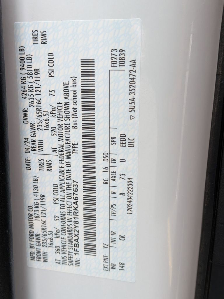 Used 2024 Ford Transit 350 XLT image 26